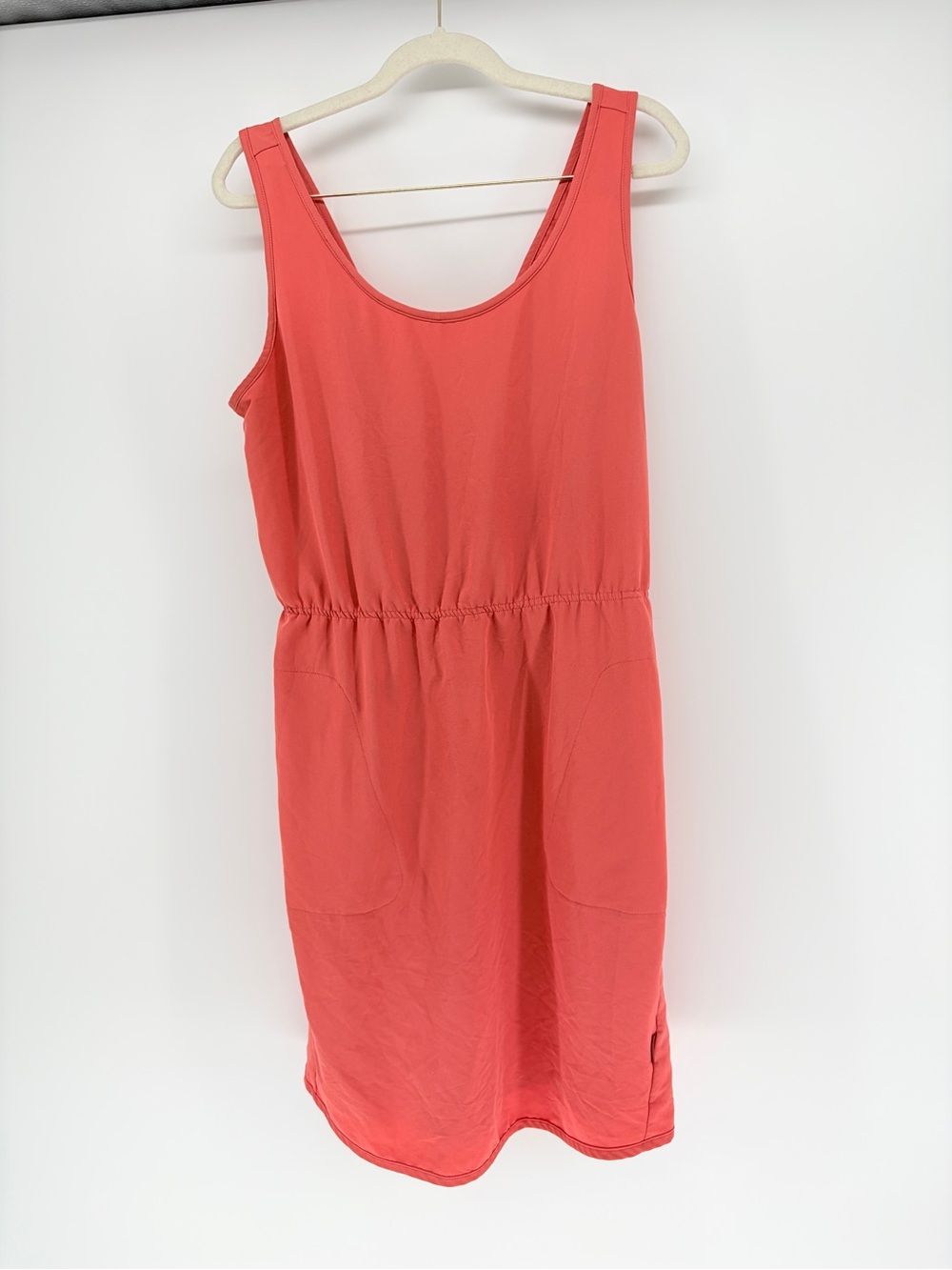 Merrell Select Wick Cinch Waist Casual Outdoor Utility Dress w/ Pockets Salmon